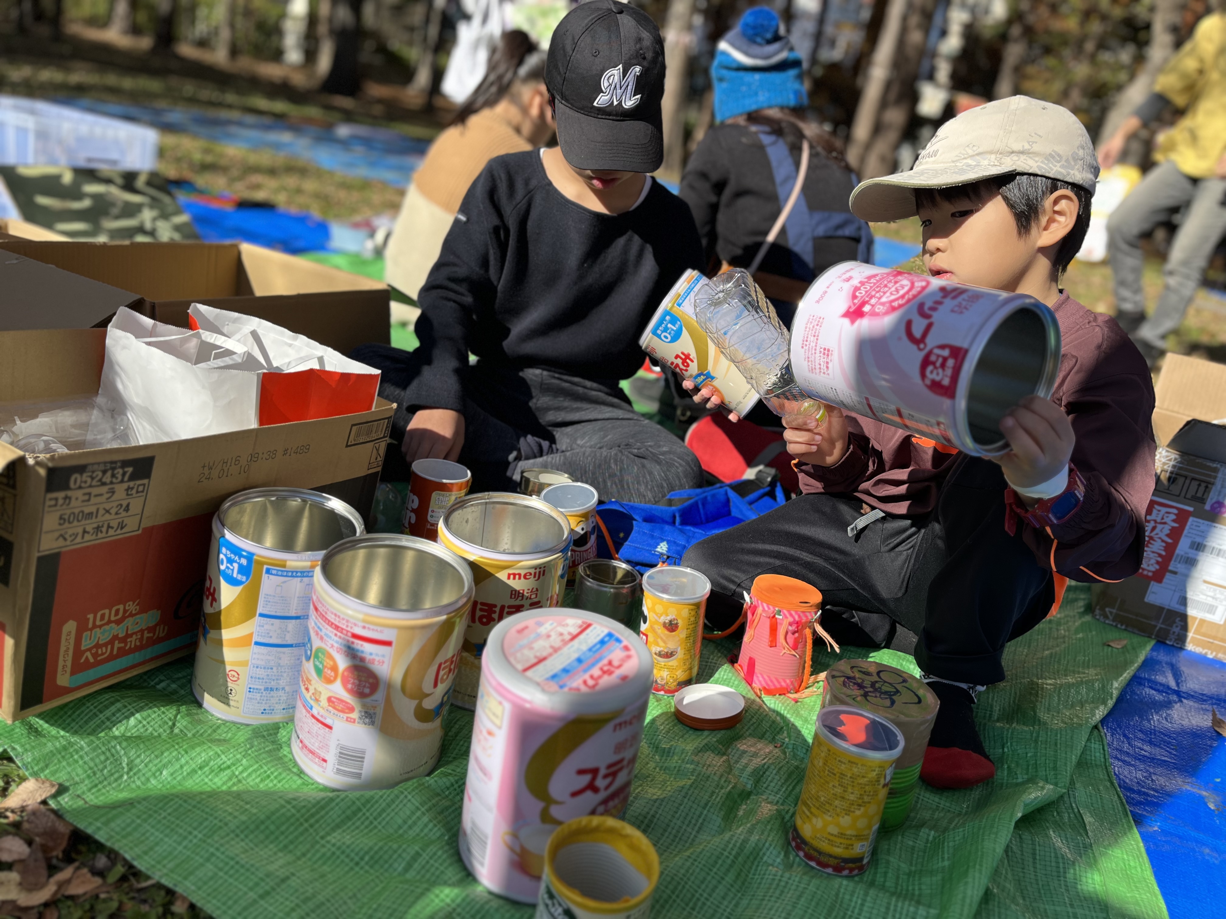 写真：「みんなが森のおんがく隊！」