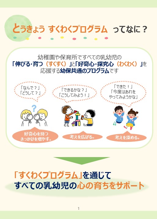 画像：とうきょう すくわくプログラムポケットブックその１